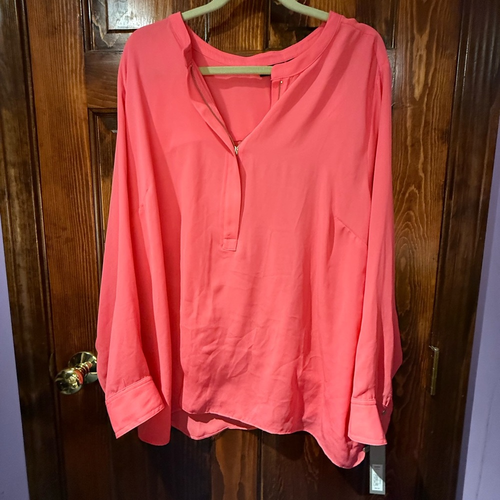 Women's Coral Blouse
